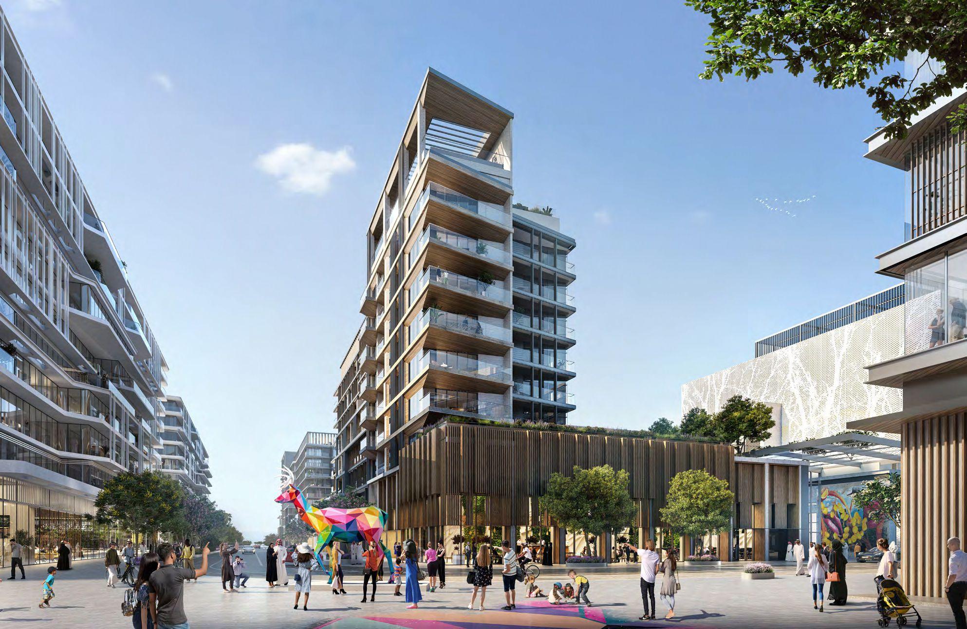 Saadiyat Grove Grove Beach Views Abu Dhabi residential towers with contemporary architecture and direct access to lifestyle amenities